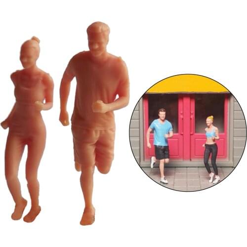 1:64 Couple Doll Miniature Young Lovers Micro Landscape Scenery Layout Gift