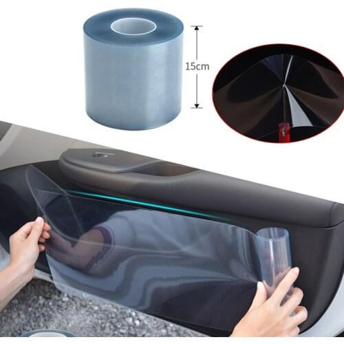 15x100cm 15x200cm Car Protective Film Car Bumper Hood Paint Protection Sticker Anti Scratch Clear Transparence Film Accessories