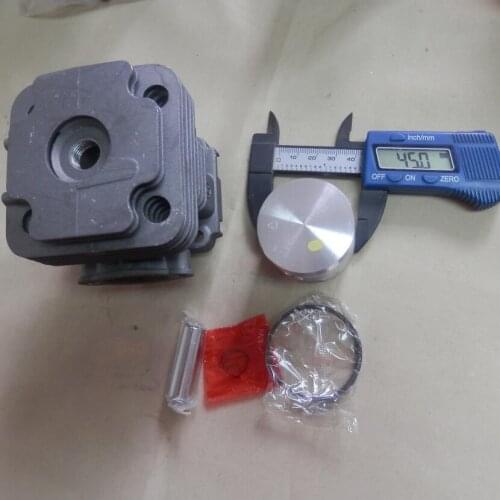 45MM 753 CYLINDER KIT FITS EMAK EFCO OLEO-MAC 755 453 OS 550 530 550 530 Ergo ZYLINDER W/ PISTON RING PIN CLIPS ASSEMBLY