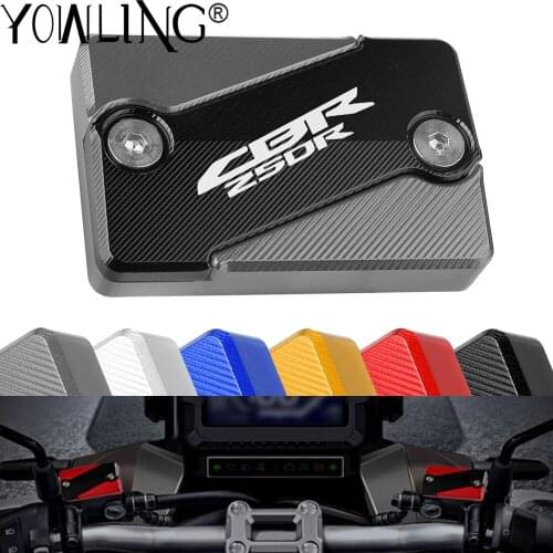 For Honda CBR250R CBR250 CBR 250 R 2010 2011 2012 2013 Motorcycle CNC Aluminum DIRT BIKE Front Brake Fluid Reservoir Caps Covers