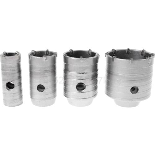 30/40/50/65mm SDS Concrete Cement Stone Wall Hole Saw 110/200/320mm Round Rod SDS Plus Shank Cutter Concrete Cement Stone
