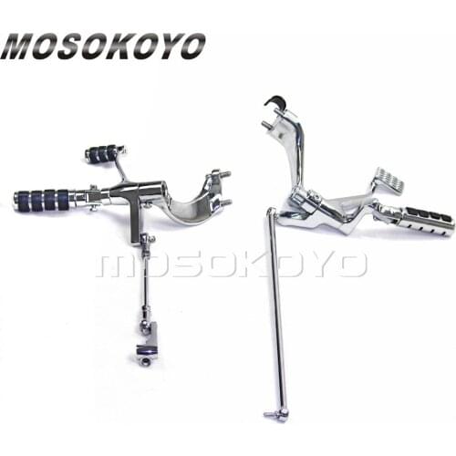 2004-2013 Forward Control Kit with Pedals Linkage O-Ring Pegs Foot Rest for Harley Sportster 883 1200 XL Custom Iron Low