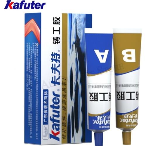 100g Kafuter A+B Metal Repairing Adhesive Super Glue Iron Steel Auto Radiator Water Tank Special leakage Plugging Welding Glue
