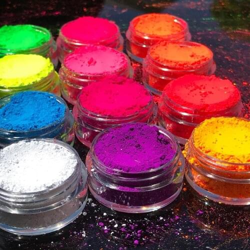 Set 12 Jars-7 All Ultra Bright Matte Eyeshadow Stack Pigment Set Mica Cosmetic Eyeshadow Pigment Stackable Rainbow Jar Set,HG556