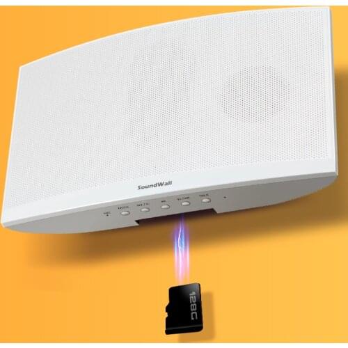 Wall Mount Bluetooth Speaker Build-in Micphone Speaker Remote Control TF FM Bluetooth Sync Speaker US Plug,EU Plug