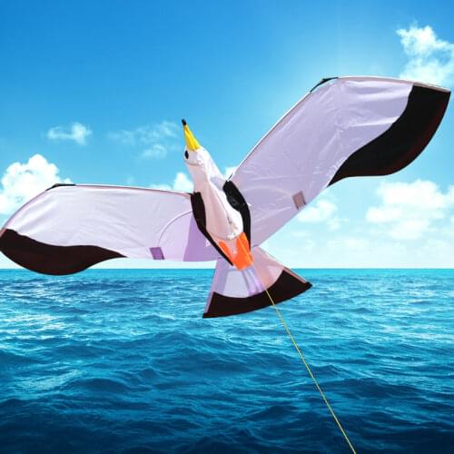 New High Quality 3D Single Line Seagull Kites Sports Beach With Kite Handle and String Easy to Fly