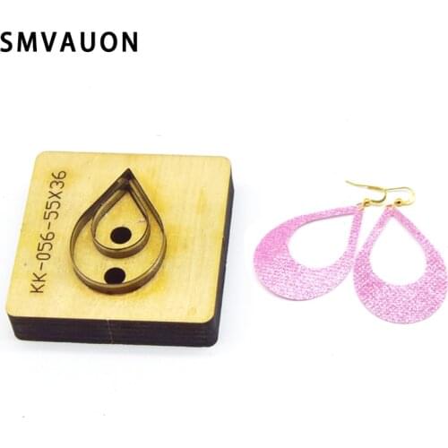 SMVAUON Leather Earring Cutting Die Paper Art Leather Decoration Tool For Die Cutting Machine DIY Handicraft Cutter