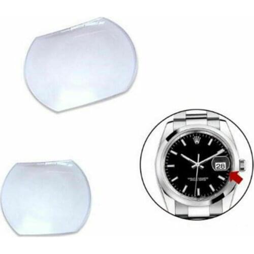 Sapphire Bubble Magnifier Lens for Date Window Watch Crystal Glass