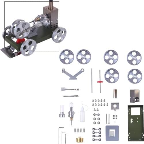 DIY Assembly Stirling Engine Car Model Set Physical Experiment Toy Brain-Training Toy For Children Education Toys Birthday Gift