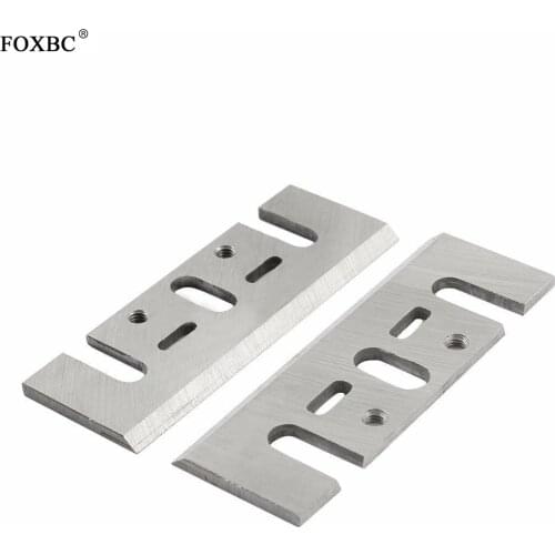 FOXBC 82mm x 29mm x 3mm HSS TCT Planer knife blades 3-1/4" Replacement For Dewalt Makita 1900B Bosch Ryobi 2PCS