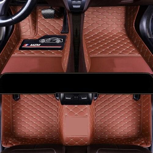 Thicken Leather car floor mat For suzuki swift jimny grand vitara sx4 ignis samurai baleno liana rugs carpets accessories