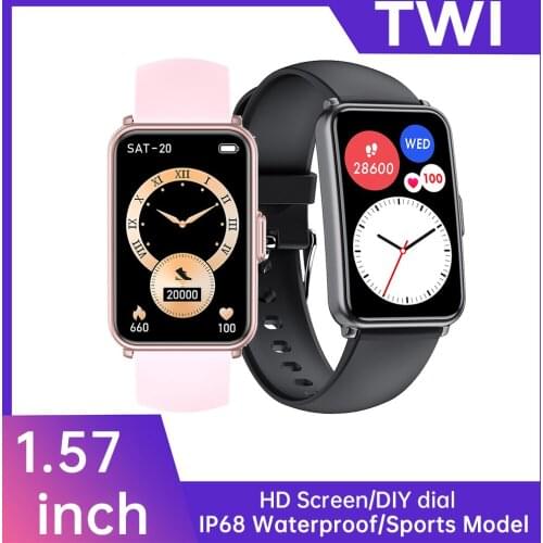 SERVO Waterproof DIY dial Men Smart Watch Sports Womens Health 1.57” 200*320px HD Screen Full touch Smartwatch For Android IOS