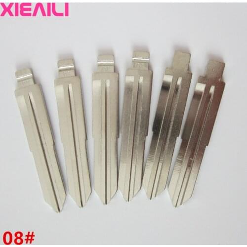 XIEAILI 20Pcs/lot 08# Metal Blank Uncut Flip KD Remote Key Blade For Kia Carnival S176