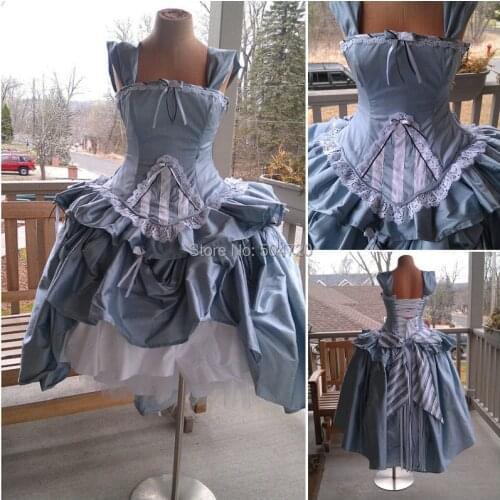R-354 Vintage costume Lolita Dress/Civil War Southern Belle Ball Halloween dresses