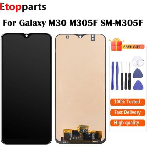 TFT For Samsung Galaxy M30 2019 M305 M305F M30S M307 LCD Display Touch Screen Digitizer Assembly Free Shipping