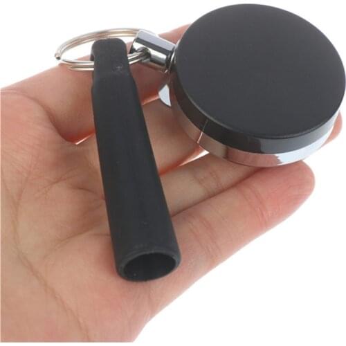 1pcs Camping Heavy Duty Retractable Pen Pull Holder Reel Carpenter Pencils Anti Lost Rope Key Ring Chain Belt Clip