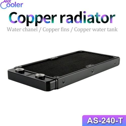 240mm Water Cooler Radiator Heatsink For PC CPU Water Cooling Row Straight-Mouth
