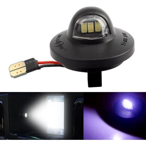 3pcs PC Automobile LED License Plate Light Lamp Tail Light Warning Light Neon For Ford F150 F250 F350 LED License Plate Lamp