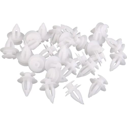 30pcs Nylon Door Trim Panel Retainers Fasteners Clips For BMW 51411973500