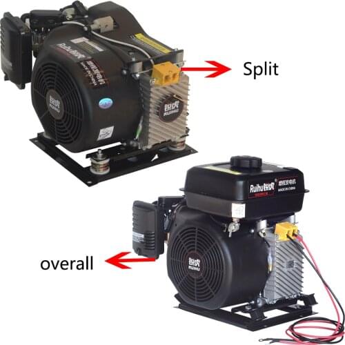 4KW5KW6KW7KW, 48V, 60V, 72V, variable frequency intelligent range extender, gasoline generator, self-start, self-stop