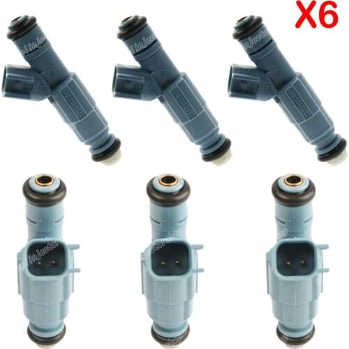 6pcs Fuel Injectors Flow Matched For Dodge Dakota Jeep 4.7L V8 Bosch 0280155849