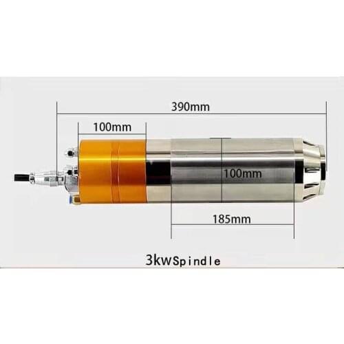 3KW automatic tool change spindle, engraving machine, BT30 metal engraving and milling, high speed, pneumatic water cooling