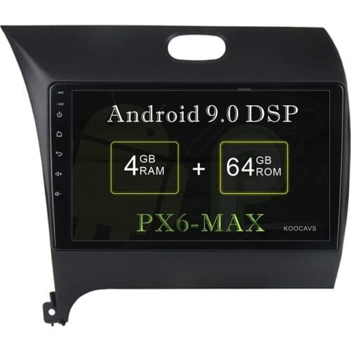 KOOCAVS 9" IPS Android 9.0 Car GPS Radio Player for Kia Cerato K3 Forte 2012-2016 with 4GB+64G Navigation Multimedia
