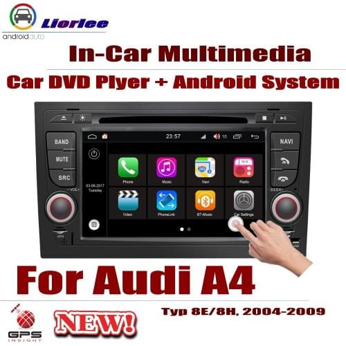 Car Radio DVD Player For Audi A4 B7 8E 8H 2002~2008 Android Audio Carplay WIFI BT IPS Stereo GPS Navigation Multimedia System