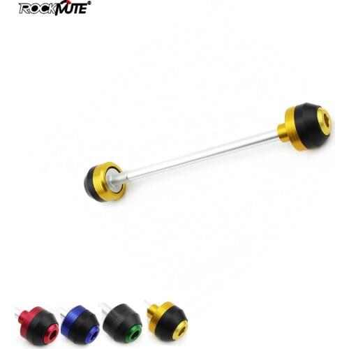 For Kawasaki Z800 2013 2014 2015 2016 Motorcycle Aluminum Front Axle Fork Swing Arm Crash protector Wheel Slider