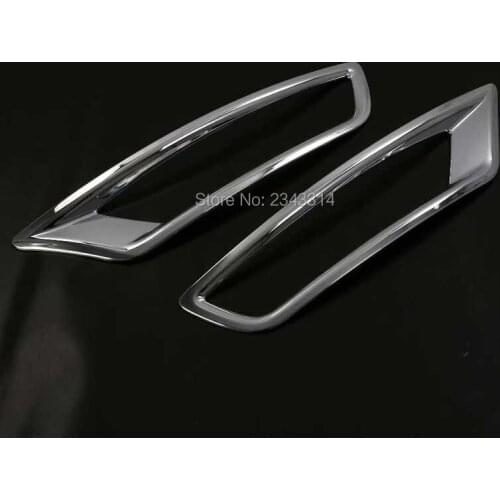 For Mazda CX-8 CX 8 CX8 2017 2018 ABS Chrome Rear Fog Light Lamp Cover Tail Foglight Frame Trim Protector Exterior Car Styling