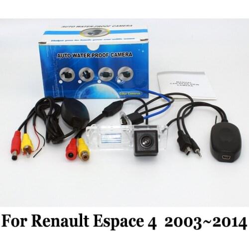 For Renault Espace 4 2003~2014 / RCA Connector CCD Night Vision HD Reverse Camera / Wired Or Wireless Rear View Camera