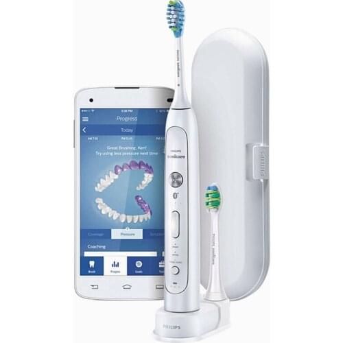 Philips Sonicare FlexCare Platinum Bluetooth Connected HX9192 HX912Sonic Electric Toothbrush with App Smart Brushing Sensors