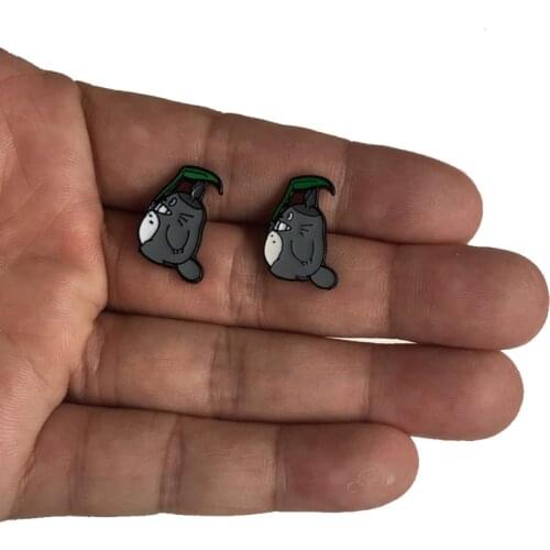 My Neighbor Totoro enamel Earrings for kids