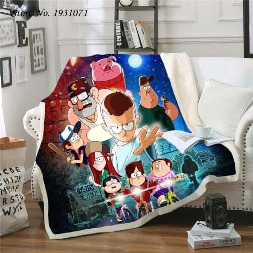 Stranger Things 3D Printed Fleece Blanket for Beds Thick Quilt Fashion Bedspread Sherpa Throw Blanket Adults Kids 02