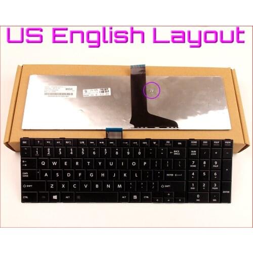 New Keyboard US English Version for Toshiba Satellite L870 C875D C875 S875 C870 C850D C870D L850D L855 S950 S950D S955D Laptop