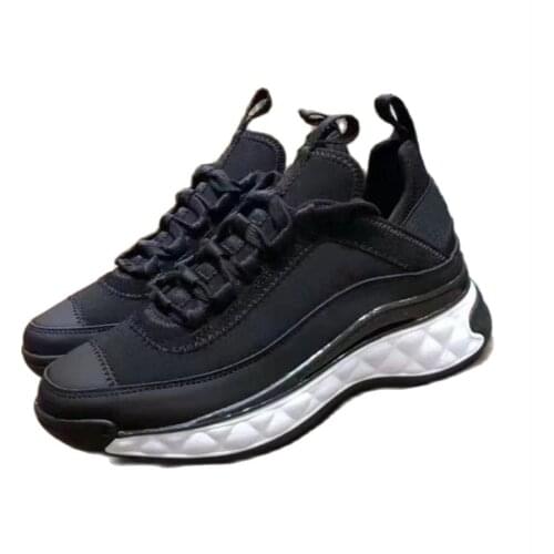 Spring New Fashion Genuine Leather Top Quality Vulcanized Shoes Sports Womens Flat Casual Sneakers Size 35-41