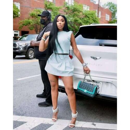 Summer Two Piece Set Women Sexy Solid Sleeveless Tops+skirt Shorts 2 Piece Sets Club Outfit Lounge Wear Streetwear Wholesale