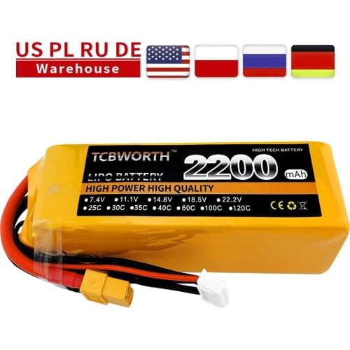 TCBWORTH 6S 22.2V 900mAh 25C RC LiPo battery For RC Helicopter Airplane Car Boat Quadrotor Remote Control Li-ion battery