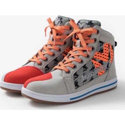 Motorcycle Boots Casual Breathable Summer Motorcyclist Motocross Shoes Motorbike Biker Chopper Cruiser Touring Ankle Shoes Men