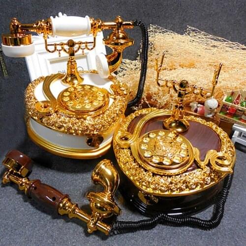 Music Box Vintage Dial Telephone Clockwise Spring Music Box Ornament Kids Birthday gift for childrens birthday