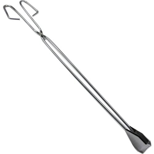 Stainless Steel Pick Up Tool Long Garbage Clip Scissor Shape Portable Tongs Barbecue Accessories Outdoor Gadget Roadsides