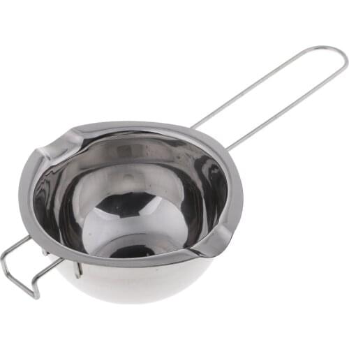 Stainless Steel Melting Wax Pot Spoon Butter Baking Resin Casting Soap