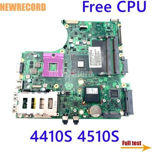 NEWRECORD 583079-001 6050A2297401 for HP probook 4410S 4510S laptop motherboard GM45 chipset DDR3 free CPU main board full test