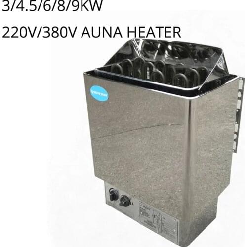 9KW 8kw 6kw 4.5kw 3kw Sauna Heater 220V 380V Sauna Steam Generator Home Use Heating Furnace Room Dry Equipment