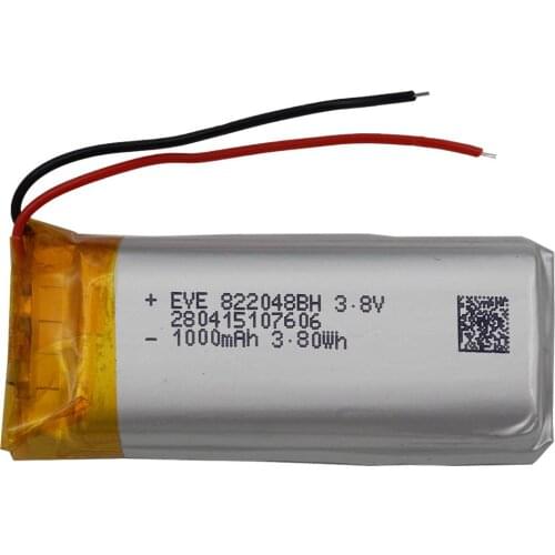 XINJ 3.8V 1000mAh Rechargeable Lithium Polymer LiPo Battery 822048 For MP4/MP5 GPS Camera E-book Driving recorder Camera DVR DVC