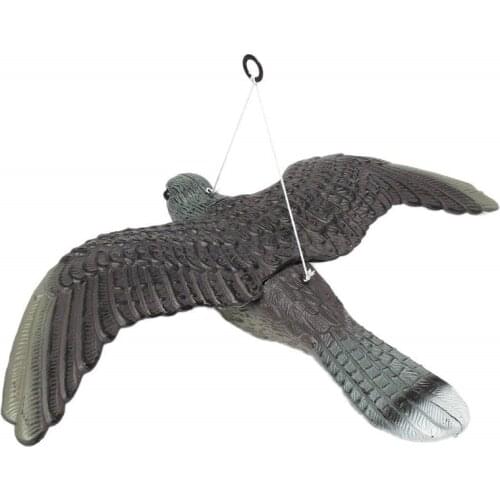 1PC Realistic Flying Bird Hawk Pigeon Decoy Pest Control Garden Scarer Scarecrow Ornament