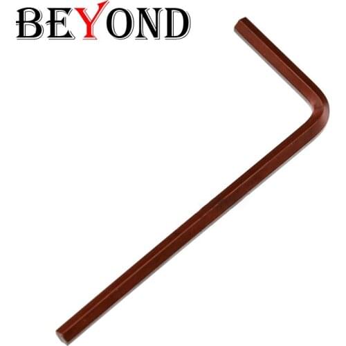BEYOND Hex Key Wrench Spring Steels 2.0mm 2.5mm 3.0mm 4.0mm 5.0mm S2 10pcs Spanner Hand Tool Hexagon Wrench Accessories