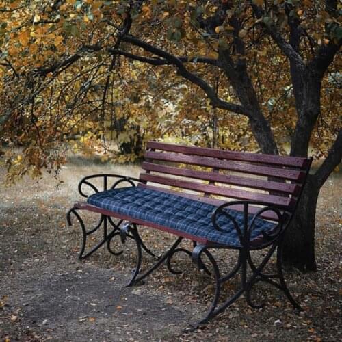 Sun Lounger Recliner Cushion Replacement Plaid Sunbed Garden Lounge Chair Pad