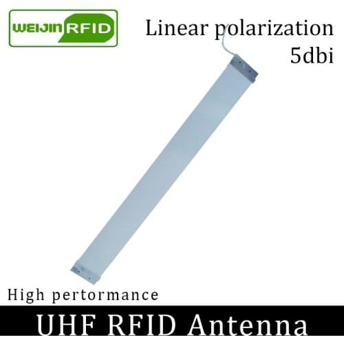 UHF RFID Strip thin antenna Vikitek 915MHZ middle range 920-925M self-service supermarket Embedded Doorframe rfid reader antenna