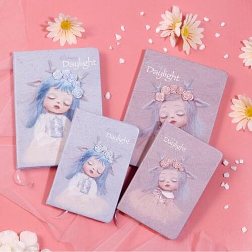 Night talk manor notebook cartoon angel cute girl hand book to send children and friends a good gift
